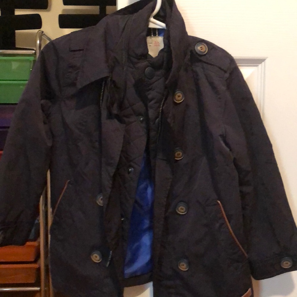 Zara boys Navy trench